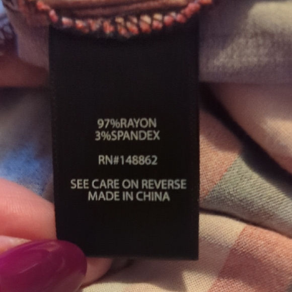 Torrid Challis Striped Button Down Shirt Dress 1x(14-16) - Picture 10 of 12